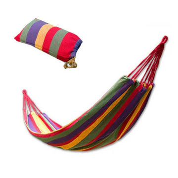 Hamac din bumbac, pentru 1 persoana ,280 x 80 cm