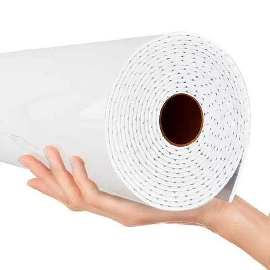 Rola Tapet 3D Autoadeziv, model imitatie marmura 3D, 40x300 cm, rezistent la apa,culoare alb