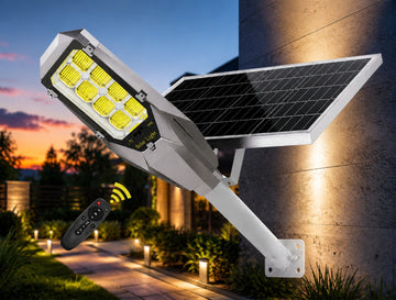 Lampa solara stradala LED LEIHMANN ,IP65 cu telecomanda, putere 600W