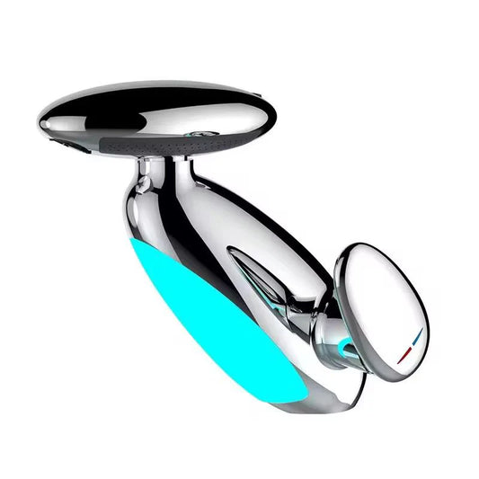 Baterie chiuveta baie Premium, 4 tipuri de jet, cap retractabil, iluminare LED, control inteligent al apei, cartus ceramic