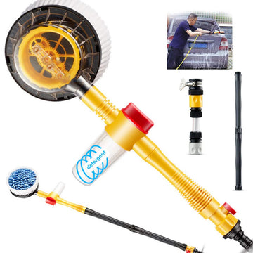 Perie Rotativa pentru Spalare Auto – spumare automata, maner lung 100cm, curatare 360°, presiune ridicata