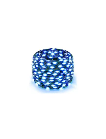 Instalatie de Craciun 50 m pentru exterior, 400 LED, 8 jocuri de lumini, diverse culori