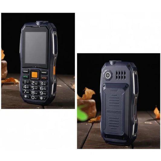 Telefon militar 2800 mAh, dual SIM, FM radio, lanterna