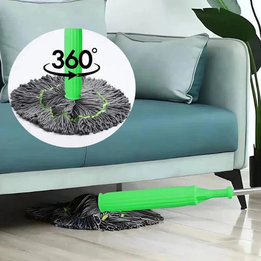 PROMO: 1+1 GRATUIT: Twister Mop - mop cu stoarcere automata prin rotire și putere mare de absorbtie
