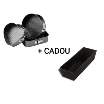 Set 3 forme diferite pentru prajituri + CADOU Forma cozonac