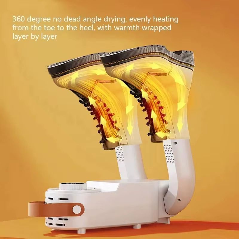 Uscator electric pentru pantofi, doua brate pliabile, timer 120 minute, temperatura 48 grade Celsius