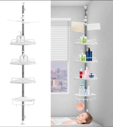 1+1 Etajera colt,pentru baie