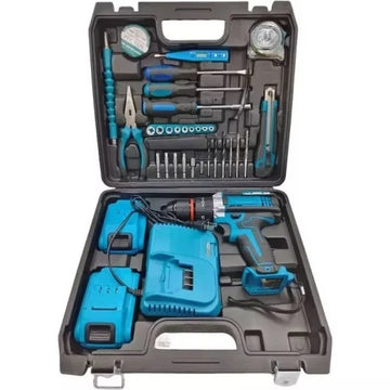 Bormasina, Autofiletanta cu percutie , cu 2 acumulatori