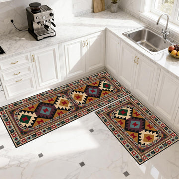 Set 2x covoare de bucatarie,model oriental