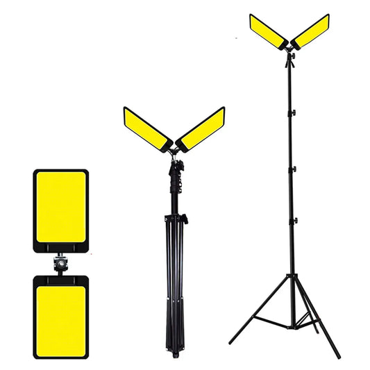 Lampa dubla cu trepied,Cob Led
