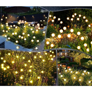 Set 2x Lampă solară decorativă ,tip licurici