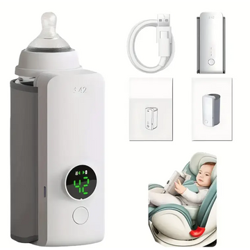 Incalzitor pentru biberoane portabil ,cu incarcare USB,afisaj