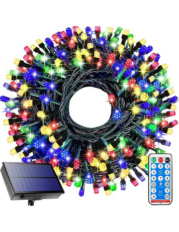 Instalatie solara decorativa 300 LED-uri 33 m Telecomanda