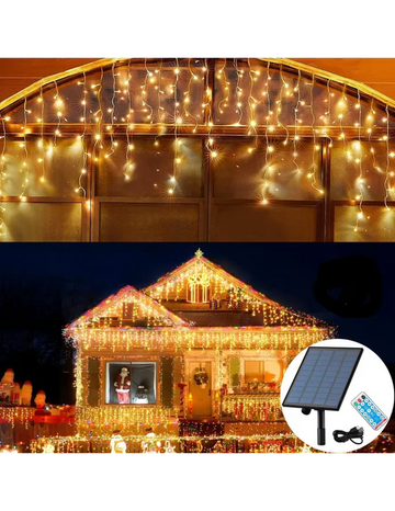 Instalatie 12m, SOLARA ,franjuri, turturi ingali, 300 led-uri, diverse culori