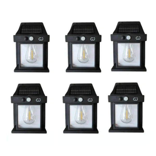 Set 6x lampa led cu incarcare solara si senzor de lumina BK-888