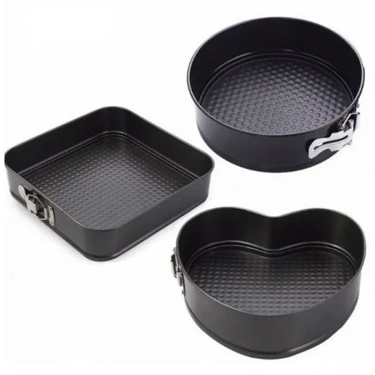 Set 3 forme diferite pentru prajituri + CADOU Forma cozonac