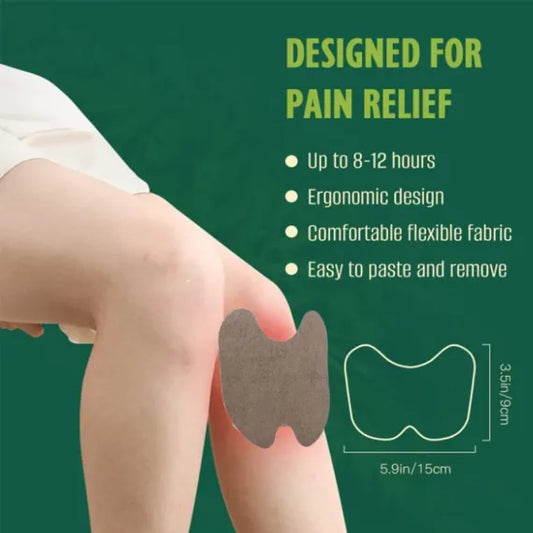 Set 100 plasturi cu pelin pentru genunchi, amelioreaza durerea