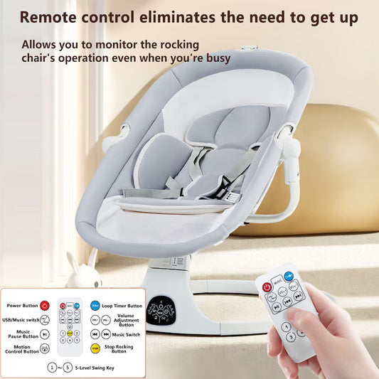 Leagan electric /balansoar bebelusi, 2 in 1