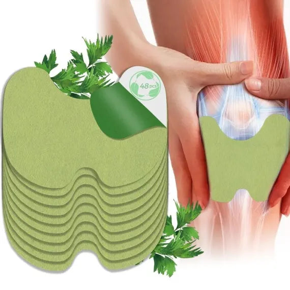 Set 50 plasturi cu pelin pentru genunchi, amelioreaza durerea