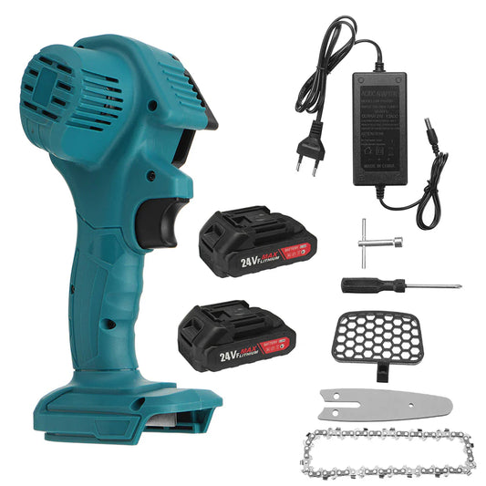 Mini Drujba cu acumulator, 2 acumulatori , 8 Ah, lama+lant 8"