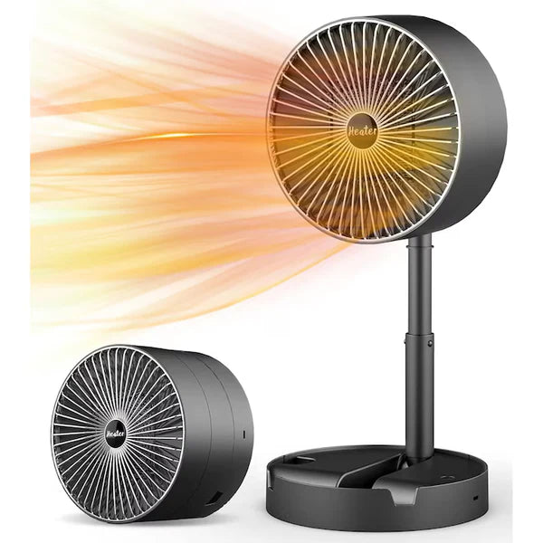 Aeroterma multifunctionala, 2 setari de caldura, design pliabil, protectie la supraincalzire, 10x36cm