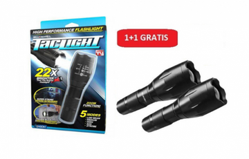 Set doua lanterne cu zoom Tac Light, rezistente la apa