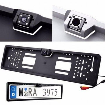 Suport pentru numar auto - cu camera marsarier