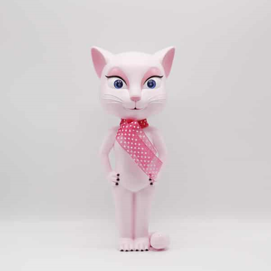 Jucarie Talking Angela, pisica inteligenta vorbitoare, 28 cm