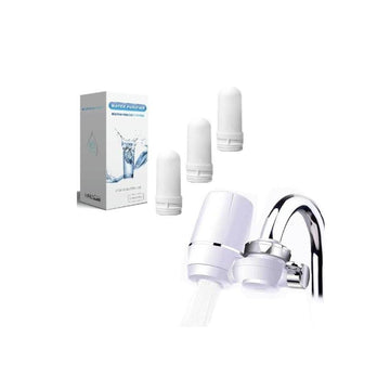 Robinet cu filtru pentru purificarea apei + Set 3 filtre rezerva