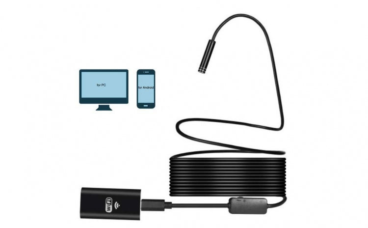Camera endoscop 5 metri - Diametru 7 mm, rezistenta la apa