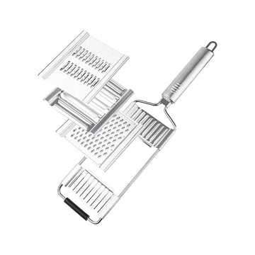 MultiSlicer, răzătoare multifuncțională cu suport ergonomic antiderapant și 3 lame diferite
