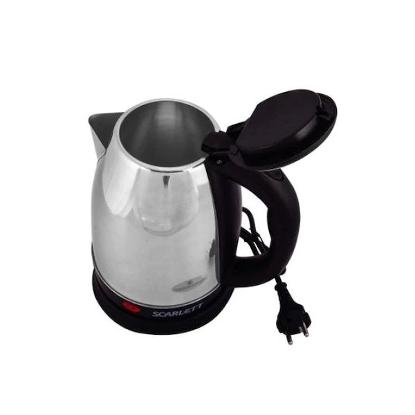 Cana Fierbator Inox, 1500W, 2 L, Declansare automata, Inox/Negru