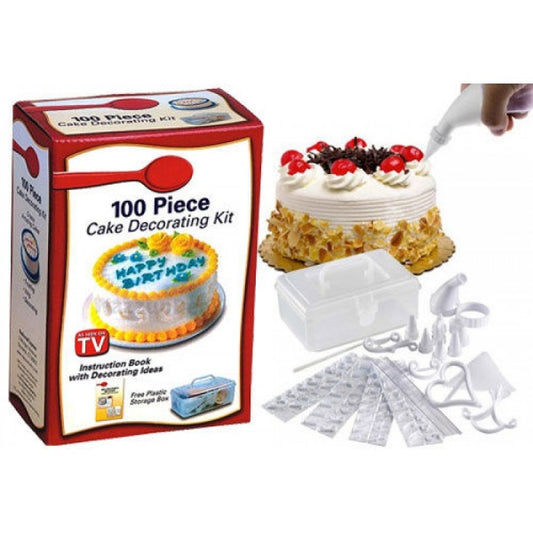 Set torturi: Feliator reglabil pt blat de tort 16-20 cm + kit decorare 100 piese