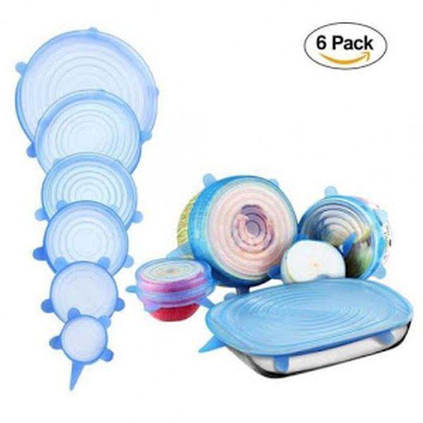 1+1 Set 6 capace flexibile din silicon, pentru caserole