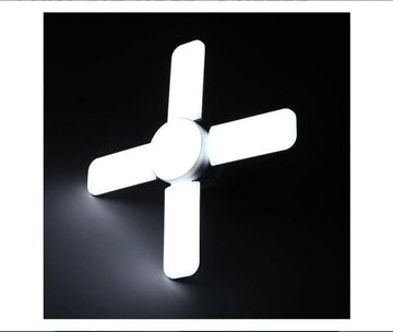 Lampa LED cu 4 brate mobile ajustabile, Fan Blade, E27, 3000K, 60W