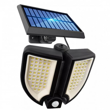 Lampa solara 90 LED, senzor de miscare, telecomanda