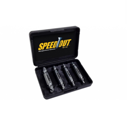 Set de 4 burghie pentru suruburi defecte + Set 2 chei universale