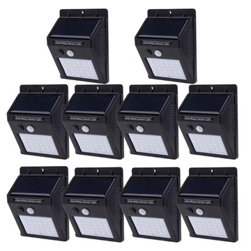 Set 10 Lampi Solare, portabile,  30 LED