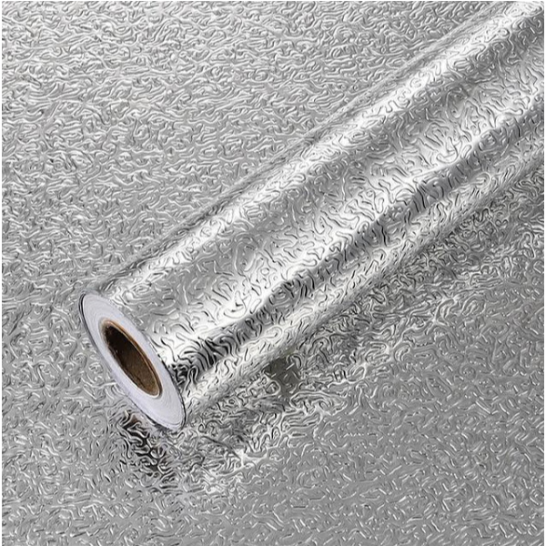 Set 3 folii de aluminiu autoadezive bucatarie 60 x 300 cm