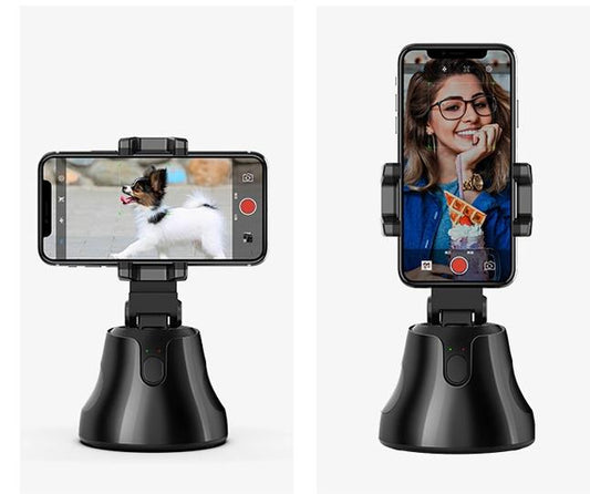 Suport selfie pentru telefon, urmarire automata inteligenta si rotire la 360