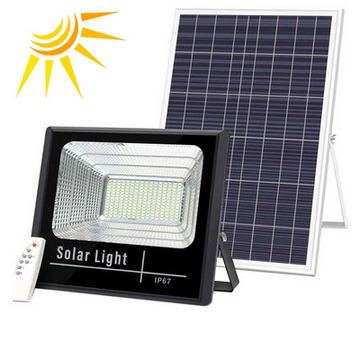 Proiector LED 400w,cu panou solar si telecomanda