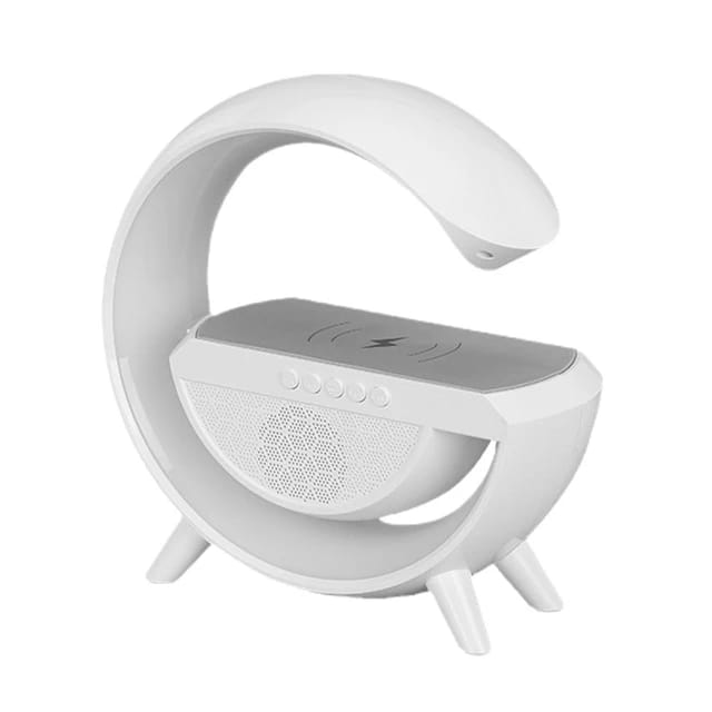 Boxa-lampa Smart LED RGB si Incarcator Wireless