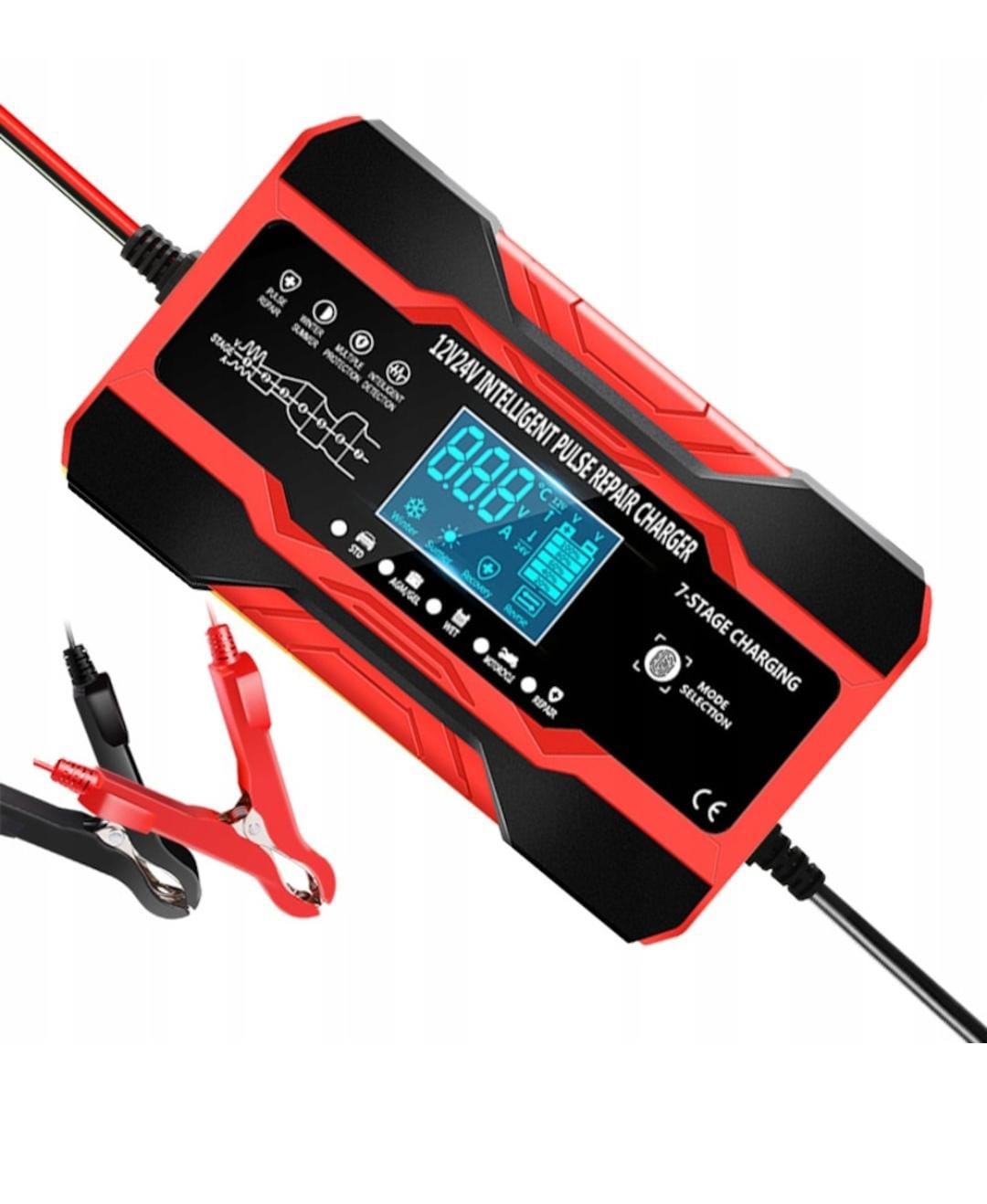 Redresor smart, 12/24V, 10A, Display digital