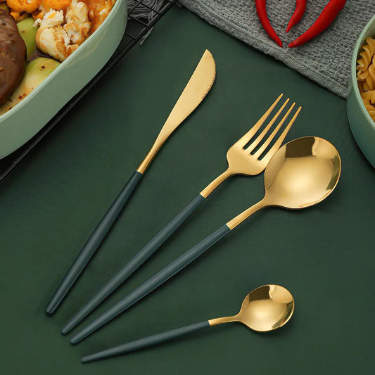 Set tacamuri portugheze 24 de piese, Verde