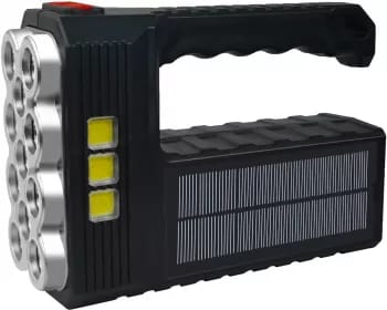 Lanterna LED cu incarcare solara si USB 3 moduri ,11 leduri