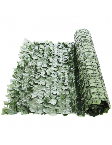 Gard artificial verde cu frunze, 300x100cm