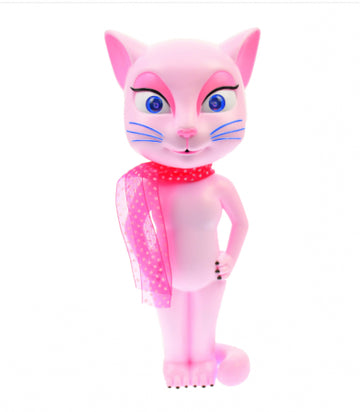 Jucarie Talking Angela, pisica inteligenta vorbitoare, 28 cm