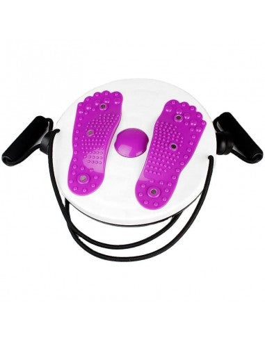 Disc rotativ fitness cu corzi