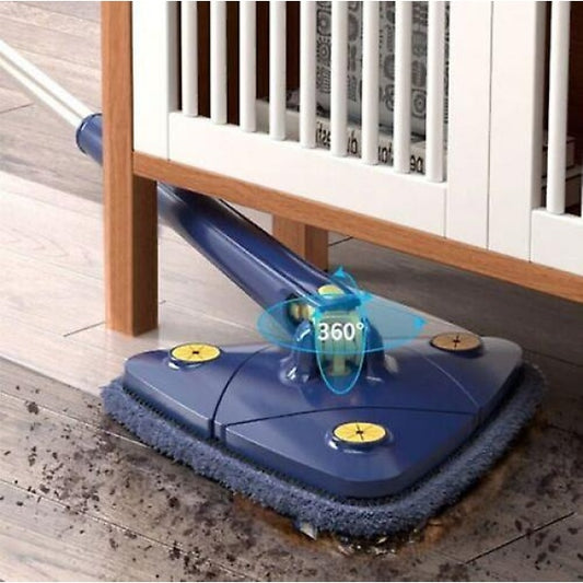 Mop inovativ CleanMaster, de mana, reglabil, rotire 360, triunghi