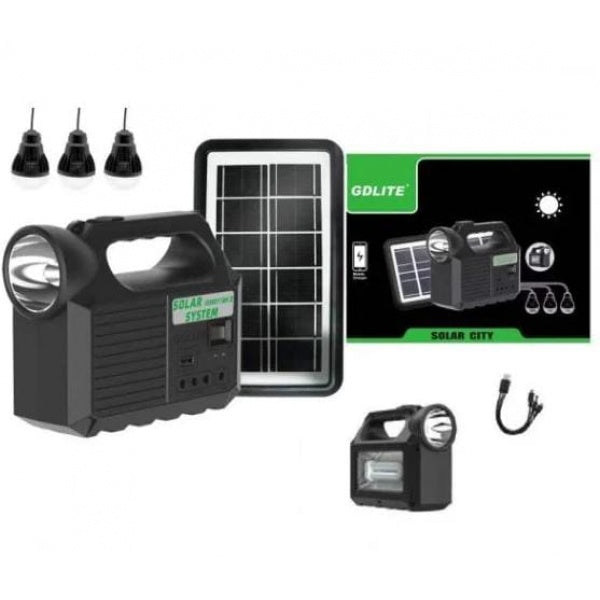 Kit Solar Portabil Kit Solar Portabil  GD8017 MK II Cu 3 Becuri